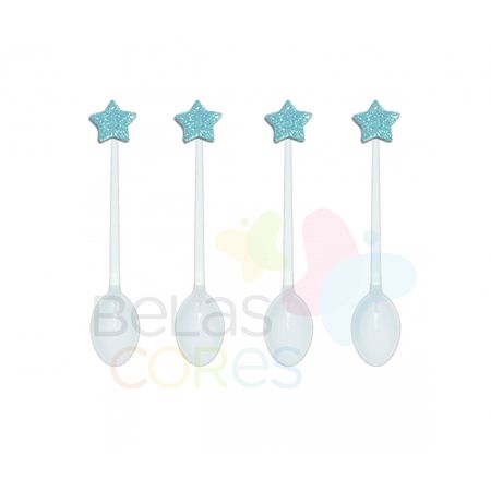 colherzinha-acrilica-branca-aplique-estrela-azul-claro-tamanho-pp-50-unidades colherzinha-acrilica-branca-aplique-estrela-azul-claro-tamanho-pp-50-unidades