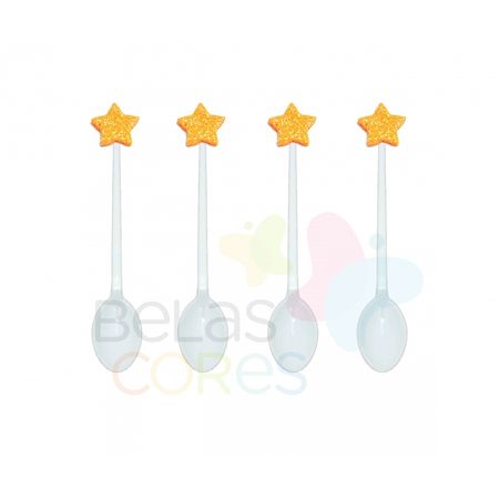 colherzinha-acrilica-branca-aplique-estrela-laranja-tamanho-pp-50-unidades colherzinha-acrilica-branca-aplique-estrela-laranja-tamanho-pp-50-unidades
