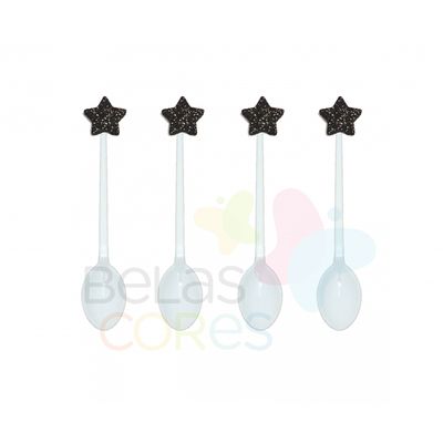colherzinha-acrilica-branca-aplique-estrela-preto-tamanho-pp-50-unidades colherzinha-acrilica-branca-aplique-estrela-preto-tamanho-pp-50-unidades