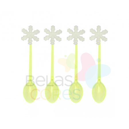 colherzinha-acrilica-amarela-aplique-gelo-branco-tamanho-p-50-unidades colherzinha-acrilica-amarela-aplique-gelo-branco-tamanho-p-50-unidades