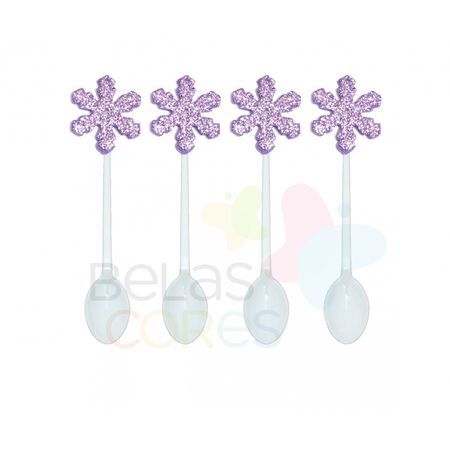 colherzinha-acrilica-branca-aplique-gelo-lilas-tamanho-p-50-unidades colherzinha-acrilica-branca-aplique-gelo-lilas-tamanho-p-50-unidades