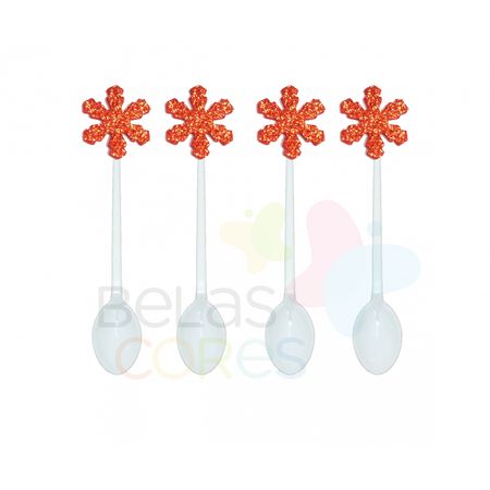 colherzinha-acrilica-branca-aplique-gelo-vermelho-tamanho-p-50-unidades colherzinha-acrilica-branca-aplique-gelo-vermelho-tamanho-p-50-unidades