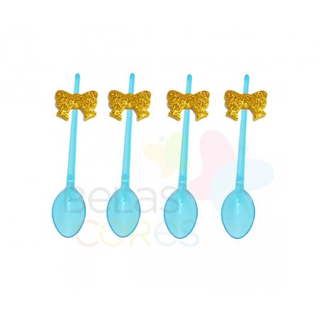 colherzinha-acrilica-azul-aplique-laco-ouro-tamanho-p-50-unidades colherzinha-acrilica-azul-aplique-laco-ouro-tamanho-p-50-unidades