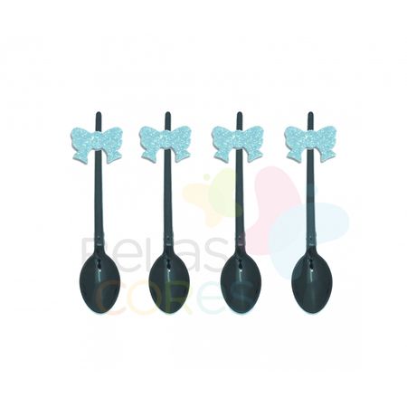 colherzinha-acrilica-preta-aplique-laco-azul-claro-tamanho-p-50-unidades colherzinha-acrilica-preta-aplique-laco-azul-claro-tamanho-p-50-unidades