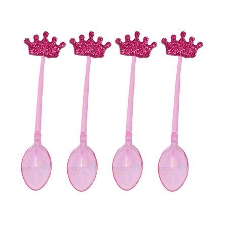 colherzinha-rosa-aplique-coroa-pink colherzinha-rosa-aplique-coroa-pink