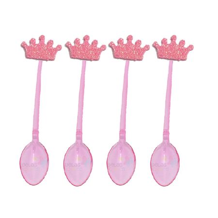 colherzinha-rosa-aplique-coroa-rosa colherzinha-rosa-aplique-coroa-rosa