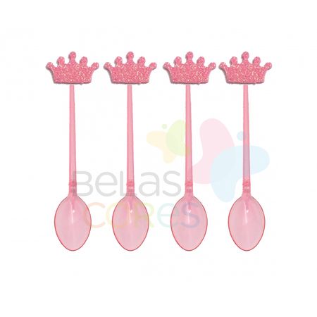 colherzinha-vermelha-aplique-coroa-rosa colherzinha-vermelha-aplique-coroa-rosa